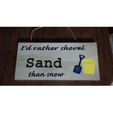 Sand and Snow Sign